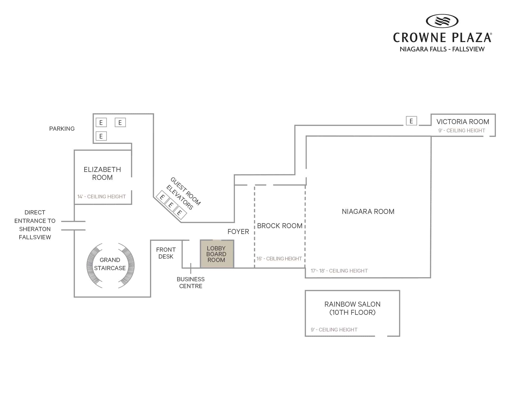 Crowne Plaza Floor Plan