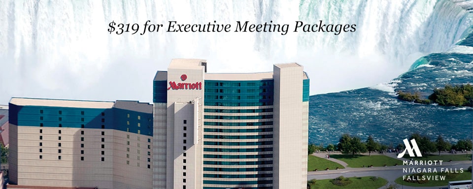 $319 for Executive Meeting Packages at Marriott Niagara Falls Fallsview